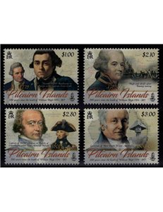 PITCAIRN 2017 William Bligh 4v MNH**