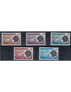 SAINT PIERRE E MIQUELON 1973 Segnatasse 5v MNH**