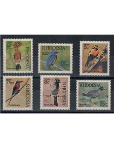 RHODESIA 1971 Fauna, uccelli 6v MNH**
