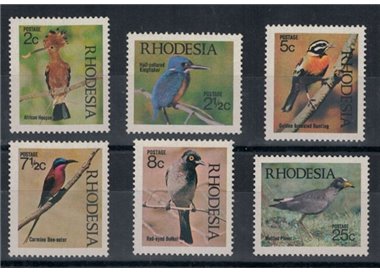 RHODESIA 1971 Fauna, birds 6v MNH**