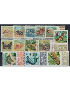 SAMOA I SISIFO 1972-75 Ordinary series 13v MNH**