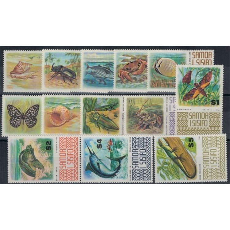 SAMOA I SISIFO 1972-75 Ordinary series 13v MNH**