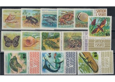 SAMOA I SISIFO 1972-75 Ordinary series 13v MNH**