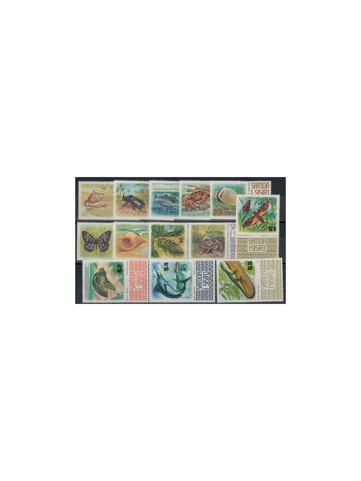 SAMOA I SISIFO 1972-75 Ordinary series 13v MNH**