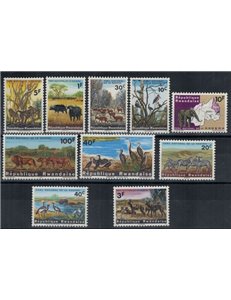 RWANDA 1965 Kagera National Park 10v MNH**