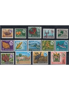 RHODESIA 1966 Serie ordinaria 14v MNH**