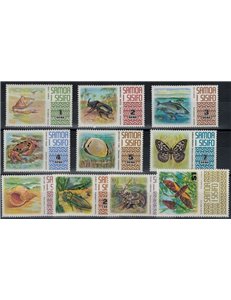 SAMOA I SISIFO 1972 Ordinary series 10v MNH**