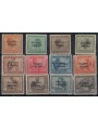 RUANDA URUNDI 1924 Domestic Occupation and Industry 12v mng