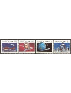 SAMOA 1986 Cometa di Halley 4v MNH**