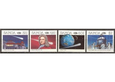 SAMOA 1986 Halley's Comet 4v MNH**