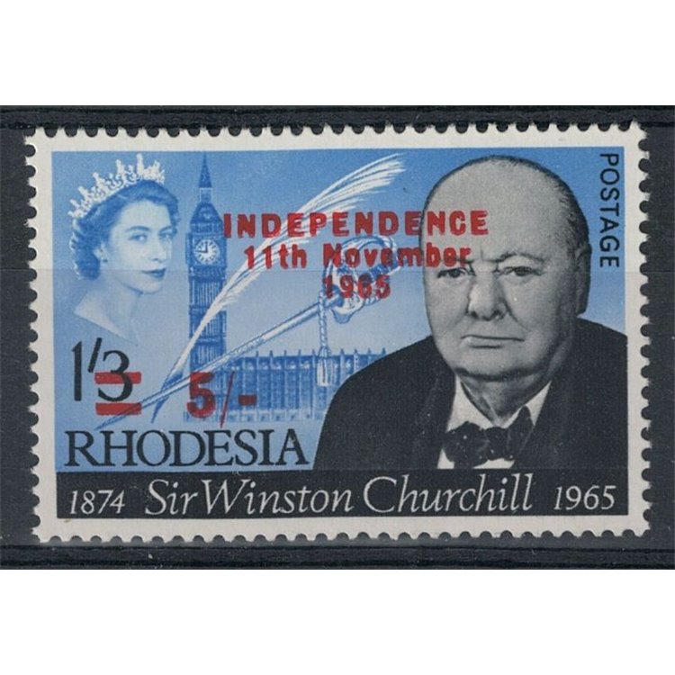 RHODESIA 1965 Independence, Churchill 1v MNH**