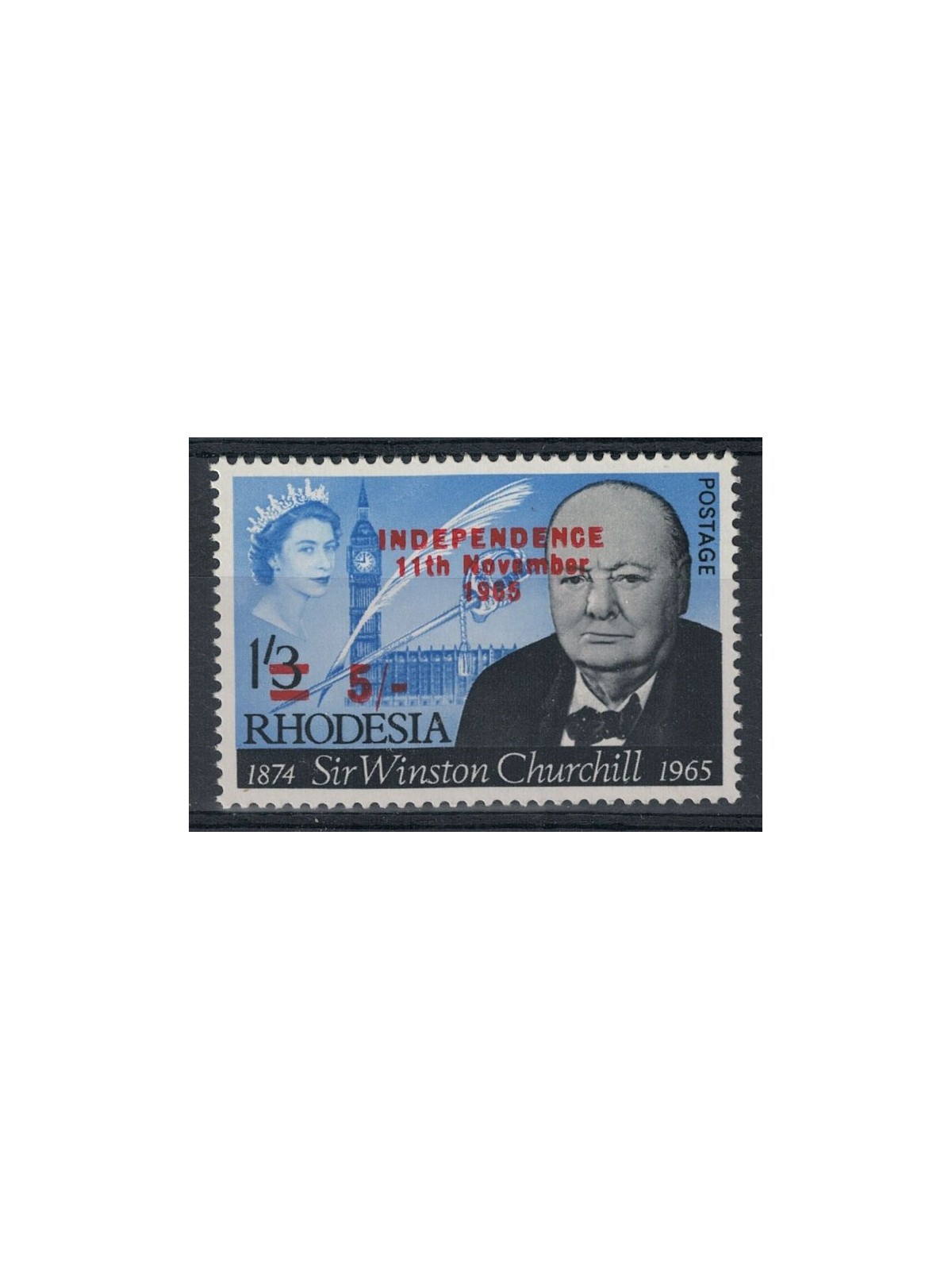 RHODESIA 1965 Independence, Churchill 1v MNH**