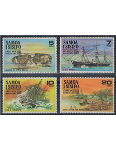 SAMOA I SISIFO 1970 Uragano ad Apia 4v MNH**
