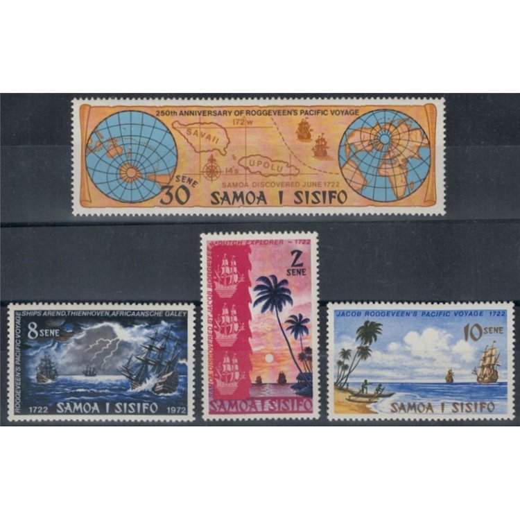 SAMOA I SISYPHUS 1972 Anniversary of the discovery of the island 4v MNH**