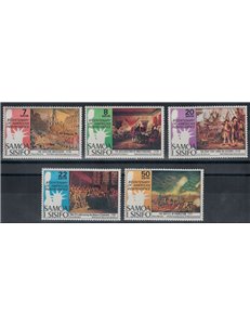 SAMOA I SISIFO 1976 Indipendenza degli Stati Uniti 5v MNH**