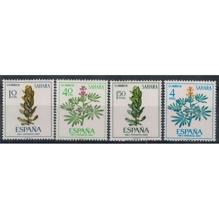 SAHARA SPAGNOLO 1967 Pro infanzia 4v MNH**
