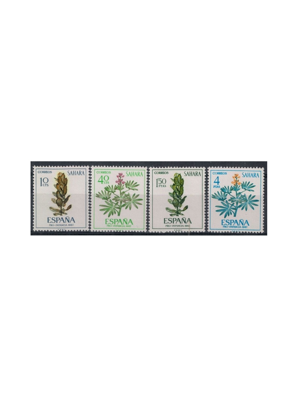 SAHARA SPAGNOLO 1967 Pro infanzia 4v MNH**