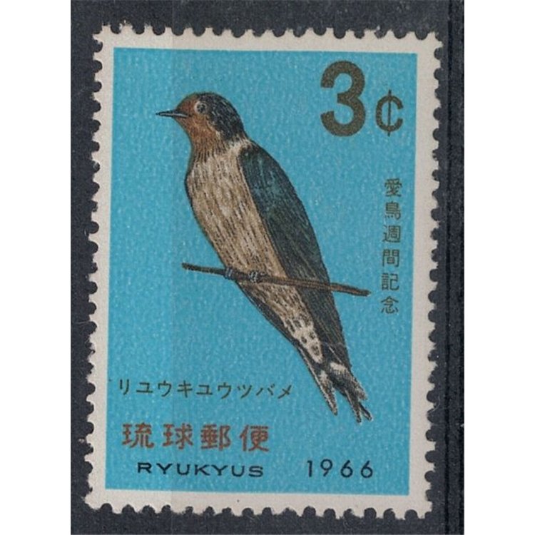 RYUKYU 1966 Bird Week MNH**