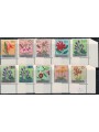 RUANDA 1963 Fiori 10v MNH**
