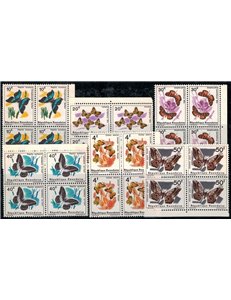 RUANDA 1965 Farfalle diverse 6v MNH**