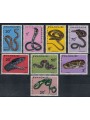 RUANDA 1967 Serpenti diversi 8v MNH**