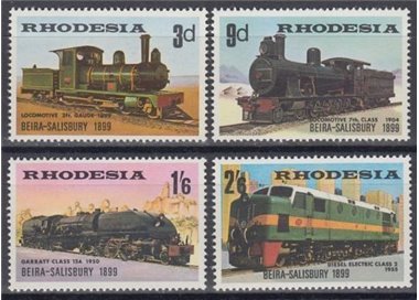 RHODESIA 1969 Anniversario della ferrovia Beira-Salisbury 4v MNH**