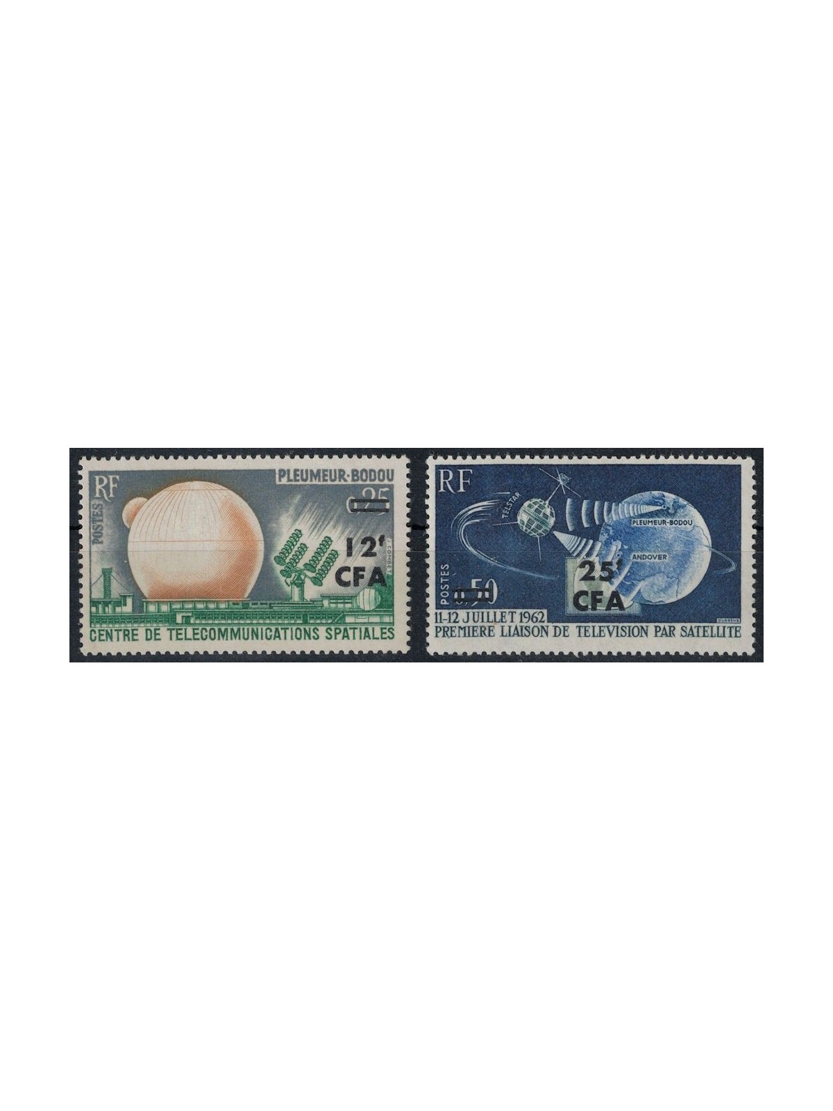 REUNION 1963 Space Telecommunications 2v MNH**