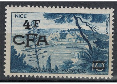 REUNION 1955-56 Nice 4f su 10f MNH**