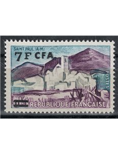 REUNION 1961-65 Saint Paul 7f on 15c MNH**