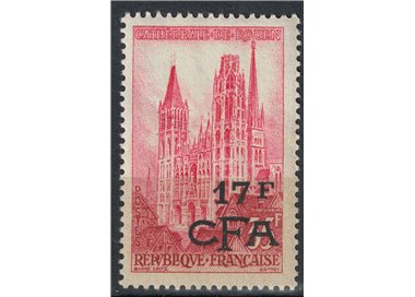 REUNION 1957-59 Rouen 17f su 35f MNH**