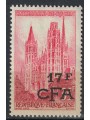 REUNION 1957-59 Rouen 17f on 35f MNH**