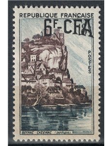 REUNION 1957-59 Beynac 6f on 18f MNH**