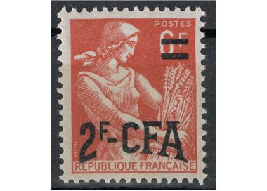 REUNION 1957-59 Moissonneuse 2f on 6f MNH**