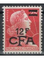 REUNION 1957-59 Marianne 12f su 25f MNH**