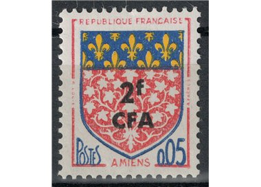 REUNION 1961-65 Amiens 2f su 5c MNH**