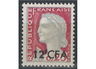 REUNION 1961-65 Marianne 12f on 25c MNH**