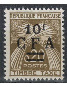REUNION 1962-64 Postage Due 10f on 20c MNH**