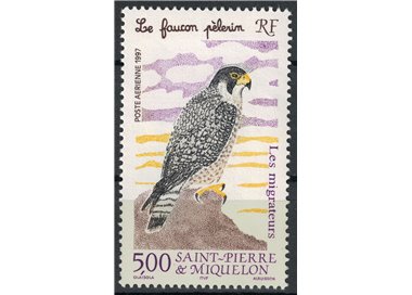 SAINT PIERRE E MIQUELON 1997 Fauna, falco pellegrino MNH**