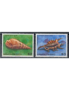 SAMOA I SISYPHUS 1979 Ordinary set, shells 2v MNH**