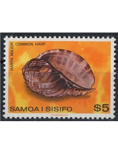 SAMOA I SISIFO 1980 Serie ordinaria, conchiglie MNH**