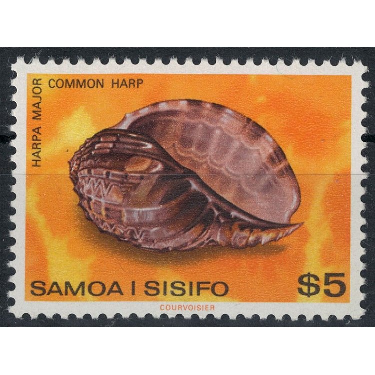SAMOA I SISYPHUS 1980 Ordinary set, shells MNH**