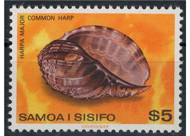 SAMOA I SISYPHUS 1980 Ordinary set, shells MNH**
