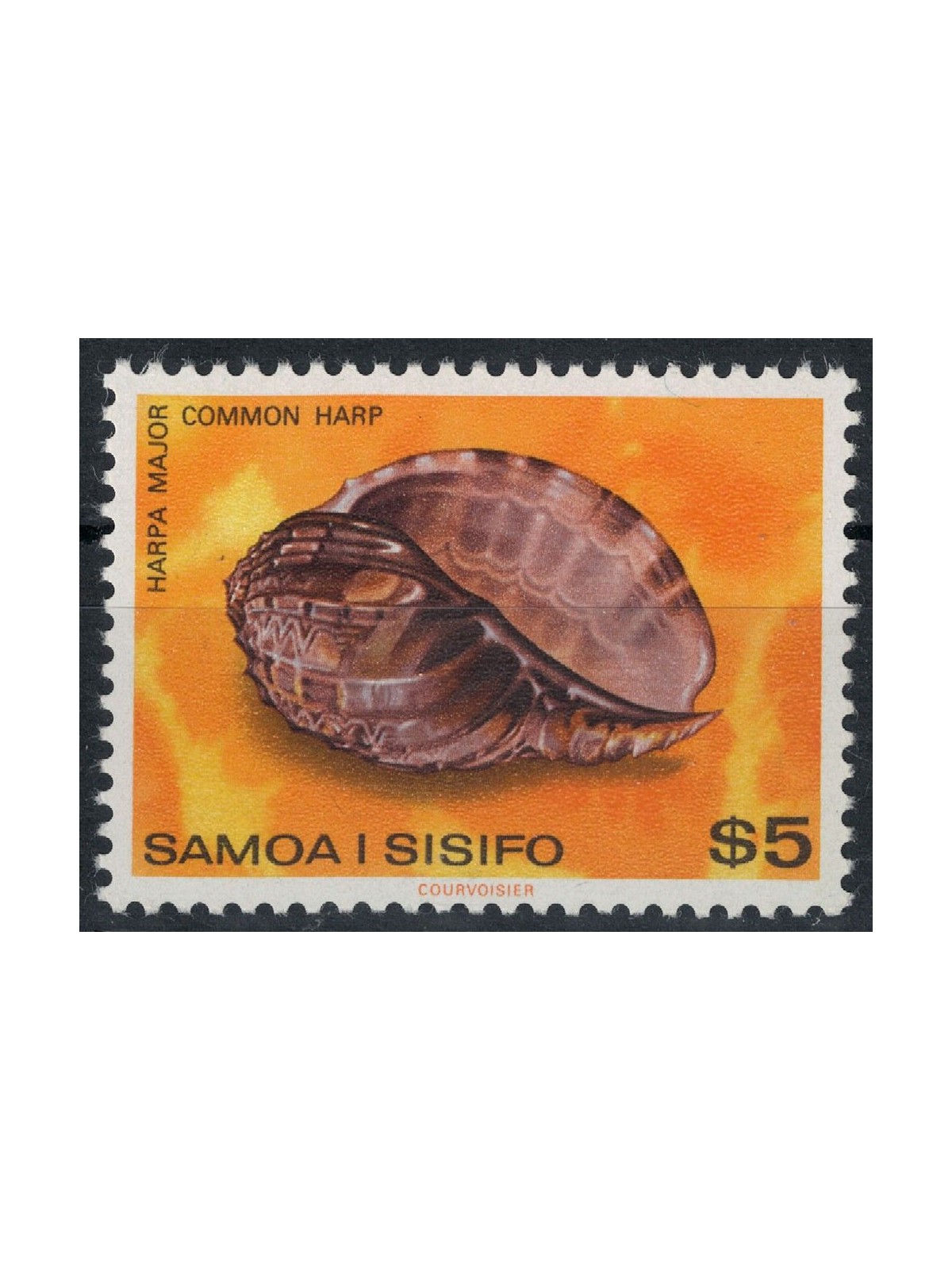 SAMOA I SISIFO 1980 Serie ordinaria, conchiglie MNH**