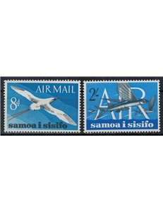 SAMOA I SISIFO 1965 Posta aerea 2v MNH**