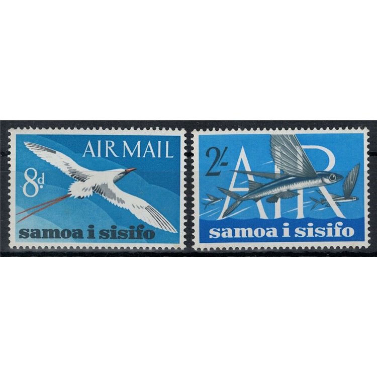 SAMOA I SISIFO 1965 Posta aerea 2v MNH**