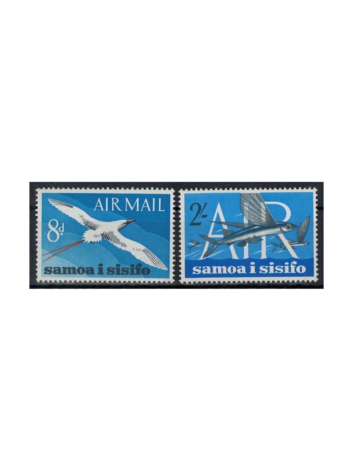 SAMOA I SISIFO 1965 Posta aerea 2v MNH**
