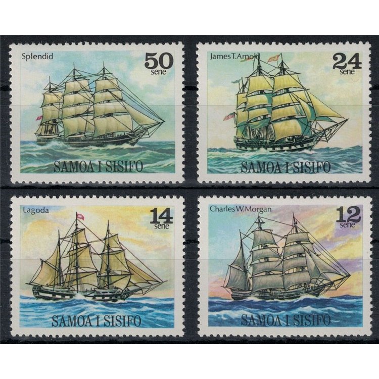 SAMOA I SISYPHO 1979 Velieri (I) 4v MNH**