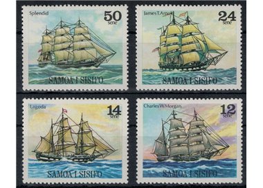 SAMOA I SISYPHO 1979 Velieri (I) 4v MNH**