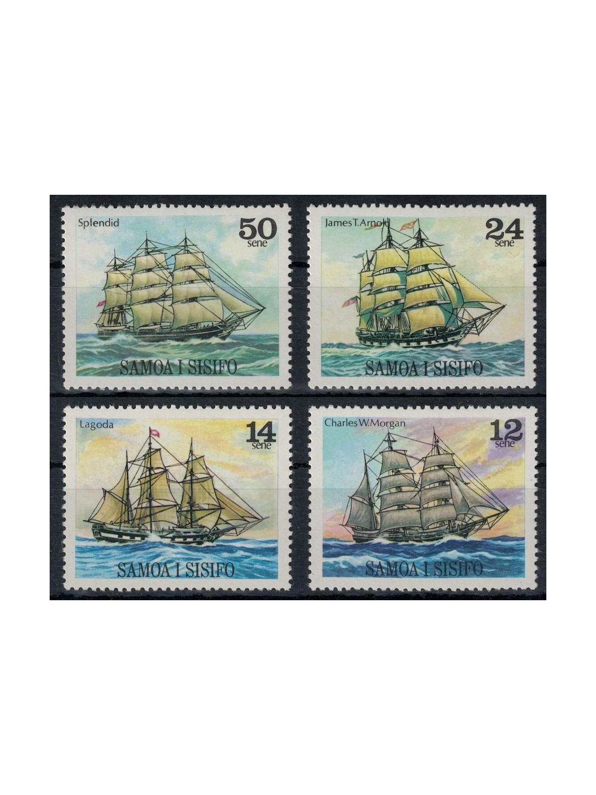 SAMOA I SISYPHO 1979 Velieri (I) 4v MNH**