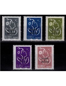 SAINT PIERRE E MIQUELON 2007 Marianna dei Francesi 5v MNH**